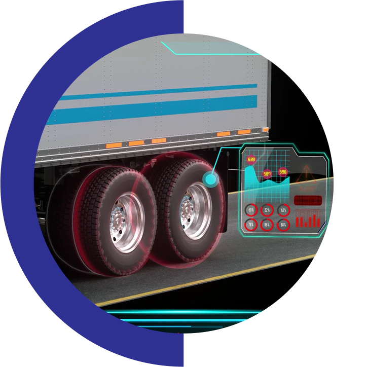 Predictive tire alert visualization