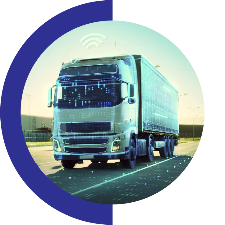 Connected commercial truck